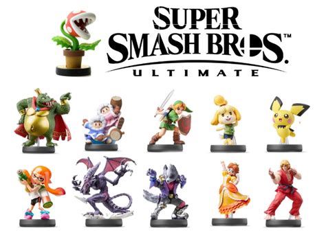 super smash bros amiibos